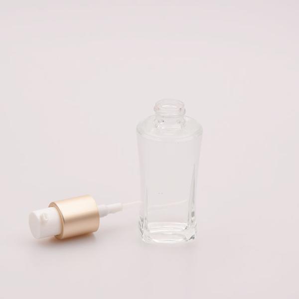 Crystal White 30ml Dropper Bottles For Foundation 18/400