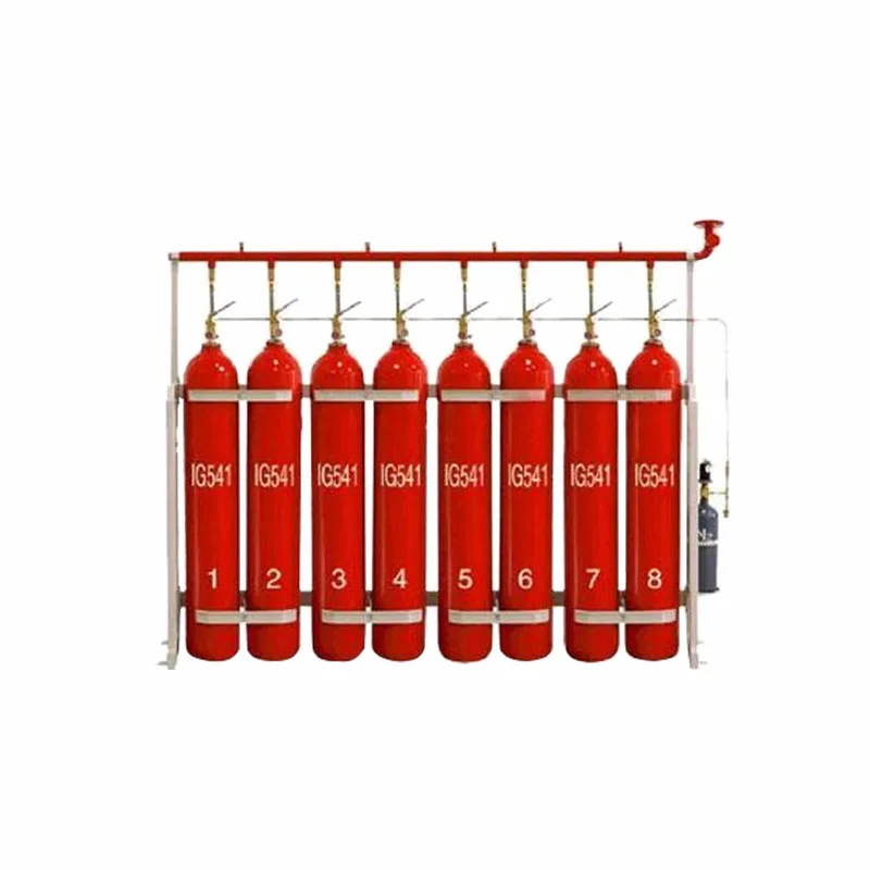 Red Inert Gas Fire Suppression System For Sustainable Protection Fast Response Time