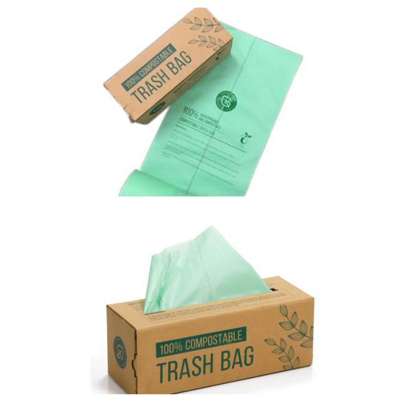 Heavy Duty 100% Biodegradable BPI Certified Compostable Trash Bags Waste Bags Garbage Bags
