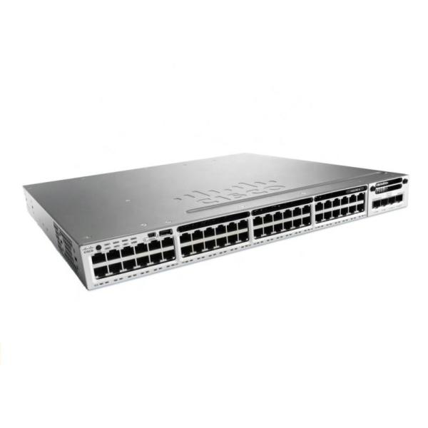 Desktop 10gb 48 Port Ethernet Switch , Cisco Fiber Network Switch WS-C3850-48PW-S