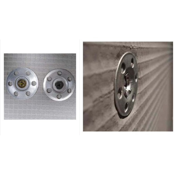 35mm Galvanized Anti Rust Self Retaining Washer For Exterior Wall Insulation Fasteners In Construction