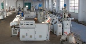 Buy cheap PVC Fiber Enhancing Soft Pipe Extrusion Machine for Plastic Pipe Extrusion Process product