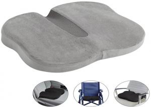 China Orthopedic Car Driver Memory Foam Seat Cushion With Zippered Cover on sale