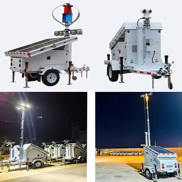 High Efficiency Mobile Lighting Tower Mining Solar Light Tower Portable Light Towers