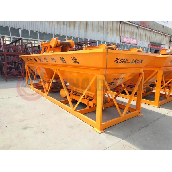Containerized 2 Bin Stationary Concrete Batching Plant Machine With Wet Mix