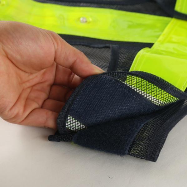 Popular Security Reflective Vest Improving Recognition Degree In Low Light Environment