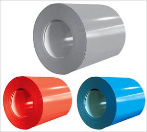 Buy cheap PPGI Color Coated Steel Coil , RAL9002 Galvanized Steel Sheet In Coil product