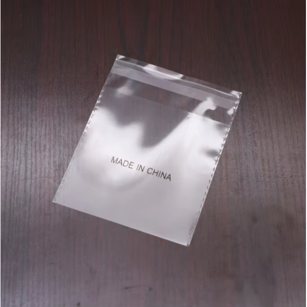 10*10CM Explosion-proof Edge Transparent Paper Self-adhesive Shrink Bags Black Gravure Printing Bag Recyclable
