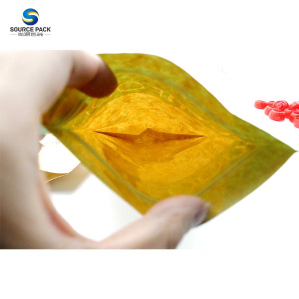 Customizable Stand Up Pouch with Zipper Top in Eco Friendly Materials