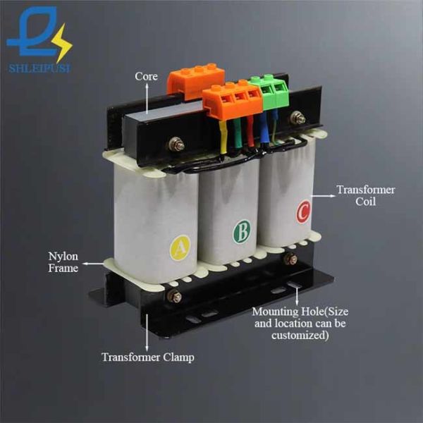 5KW 8KVA Step Down Transformer Three Phase High Quality Voltage Power Transformer