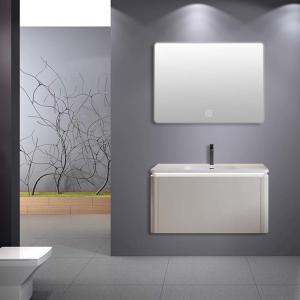 China 80CM Lighted Slate Bathroom Vanity With LED Intelligent Mirror on sale