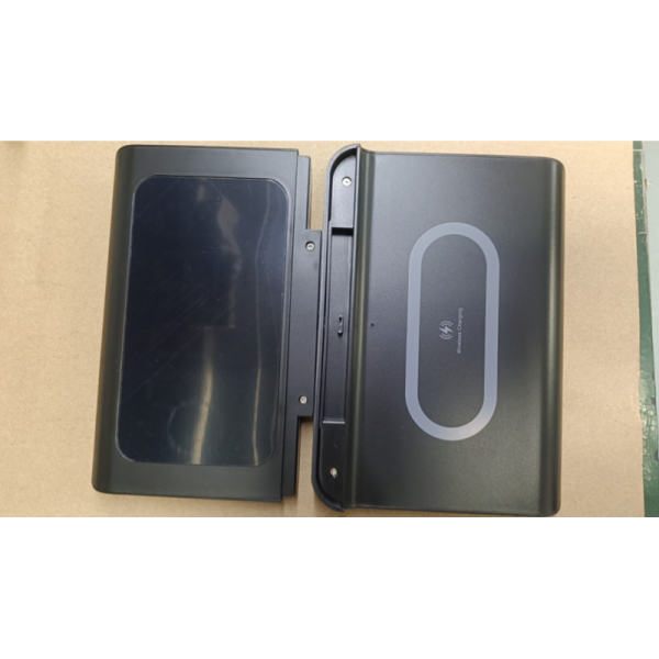 Custom Mini Wireless Rechargeable Calendar Digital Clock Multifunctional Miniature Alarm Clock Mobile Phone Charging