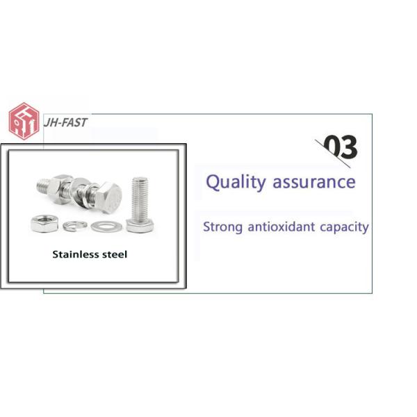 Stainless Steel A2-70 M8 M12 Hex Bolts Grade 8.8 Galvanized for Heavy Duty Machinery