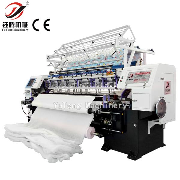 High Speed Blanket Making Machine , Shuttle Quilting Machine Multi Needle