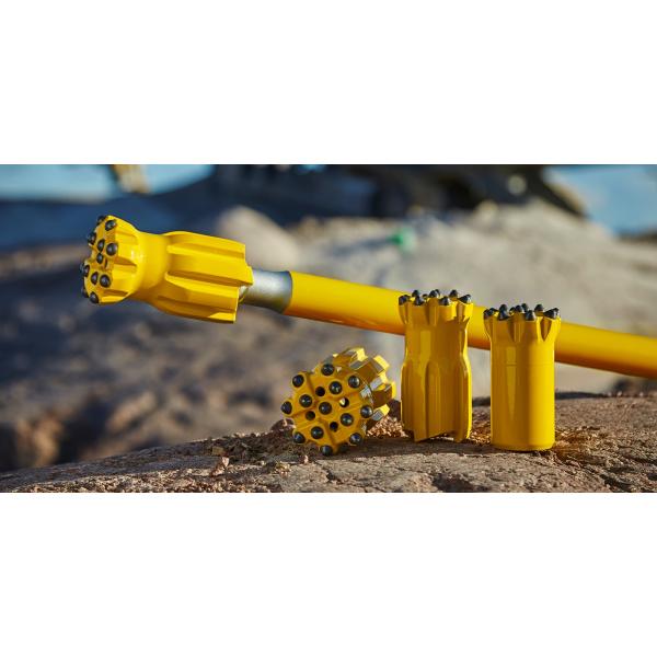 T51 Tungsten Carbide Threaded Drill Bit For Drop Center Hard Rock Water Well
