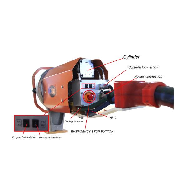 Inverter Pulse Hand Portable Resistance Spot Welder for Aluminium Auto Body