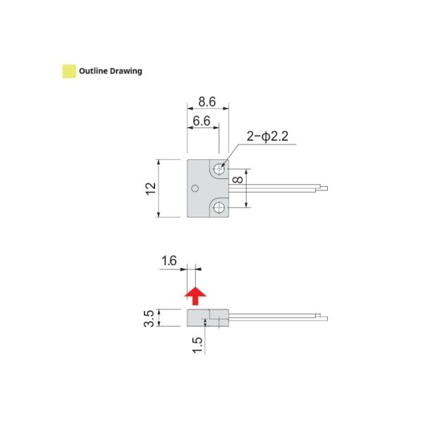 DC5V 3-wire Linear Sensor Magnet Monitoring Detection Magnetic Field Tube Facility Monitoring Various Applications