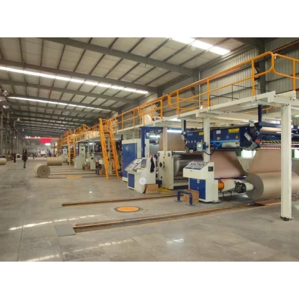Electric Type 3 Ply Corrugation Machine , Corrugated Carton Production Line