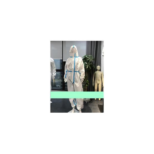 Anti Virus Hooded Disposable Protective Coveralls 0