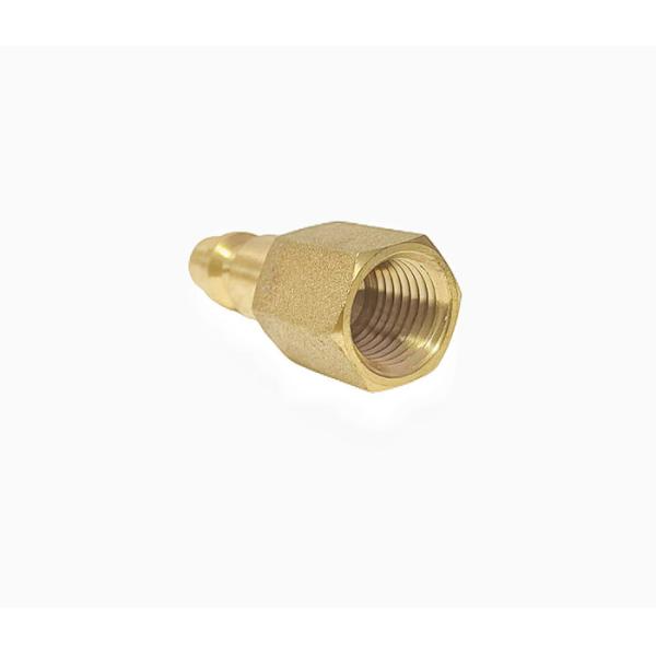 1/4" FNPT Highflowpro Brass Pipe Fitting Brass Air Plug Fitting V Style