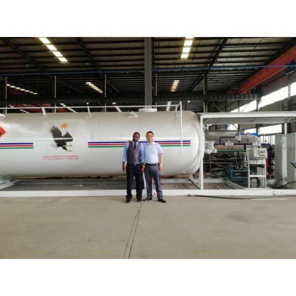 5mt LPG Skid Station Gas LPG Tank 10000 Liters With Customized Color