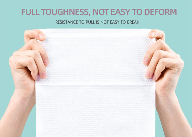 Soft Terry Cloth Disposable Face Towels designed for natural makeup removal and daily facial comfort with 185 pieces included in each roll