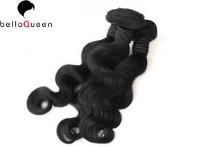 China Natural Black 6A Remy Hair Virgin Human Hair Extensions Body Wave Hair Weaving on sale
