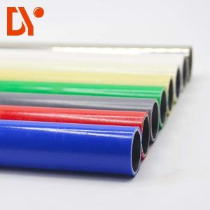 Buy cheap Customized ESD ABS Coated Pipes Plastic Coated Steel Lean Pipe / Tube For Rack System product