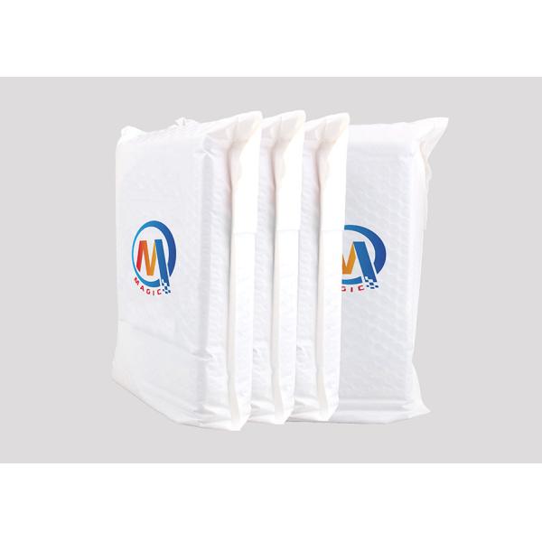 Customized Sizes Poly Bubble Mailers With Botton Gusset For Mailing / Packaging