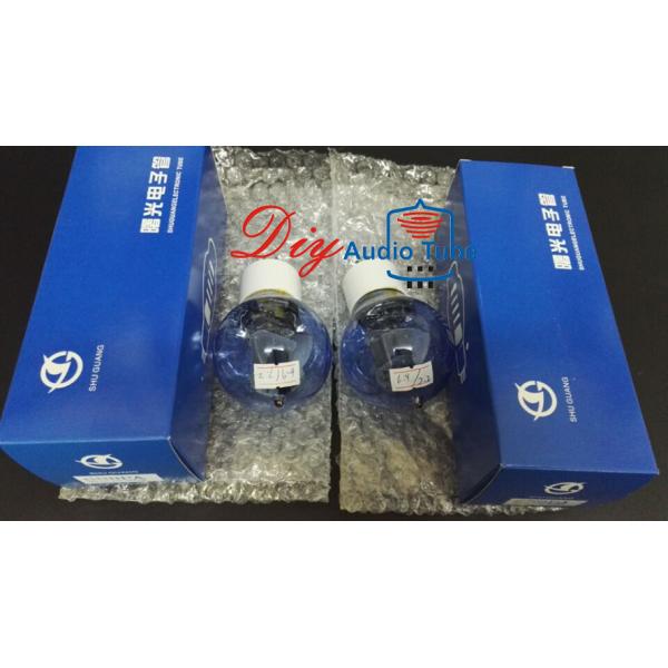White or Blue Glass Electronic Vacuum Tube Shuguang 6N8PA Replace 6SN7-T CV181-Z