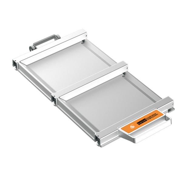 Battery Powered Mobile Truck Scale Above Ground Mounting 22.5kg Lightweight Steel Design