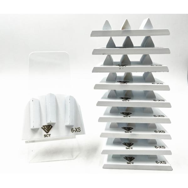 Lavina Onfloor EDCO Slim Fit Trapezoid Triple Peak Diamond Segments Concrete Terrazzo Floor Aggressive Grinding Cutters