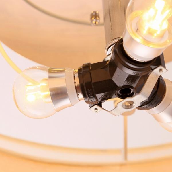3 bulbs Round design tree bark shade ceiling lamp pendant lamp for restaurant/hotel/home