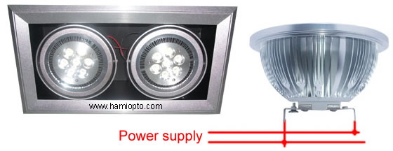 China factory popular led ar111 spot light dimmable gu5.3 for home/bar/restaurant
