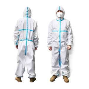 China Work Protection Breathable Disposable Coveralls High Structure Strength on sale