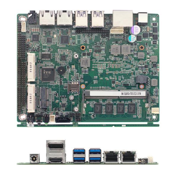 6 Com 2 Lan Industrial Car Pc Motherboard Mainboard Whiskey Lake Celeron® 4205U