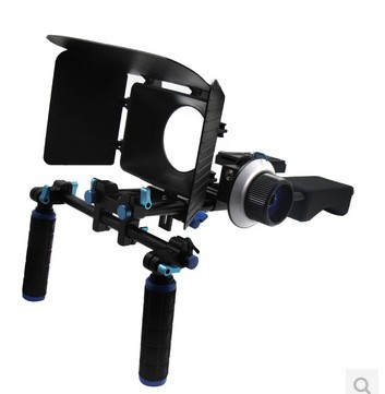 DSLR Rig Set Movie Kit withshoulder mount rig Matte Box And follow focus