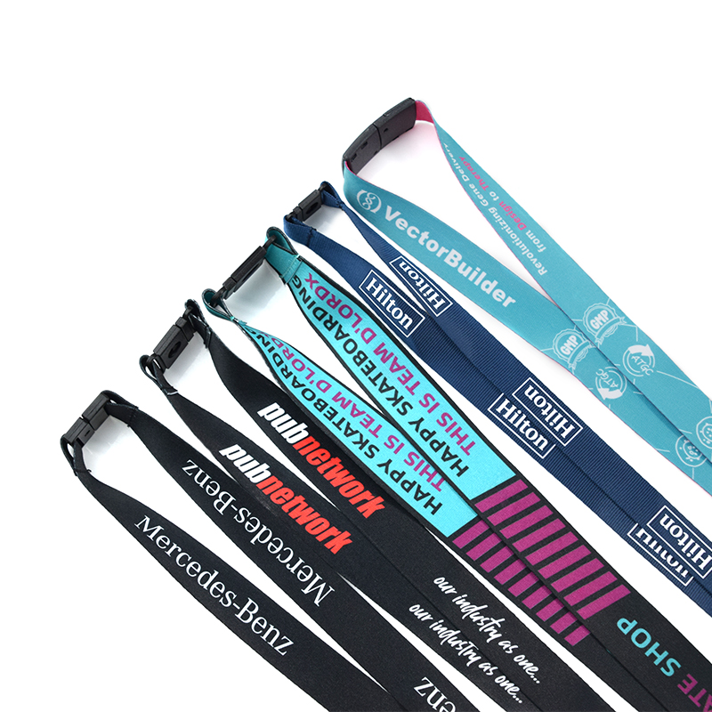 Eco Friendly Polyester Safety Lanyard – Custom Logo Print, MOQ 100