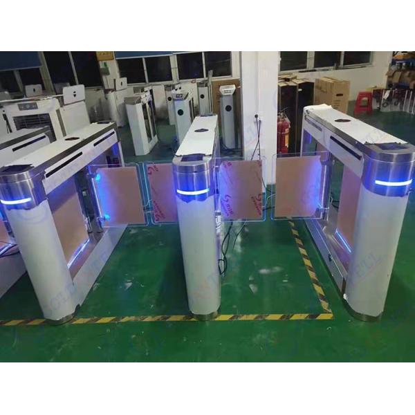 SS304 Anti Tailing Face Recognition Full Height Turnstile Access Control Gate