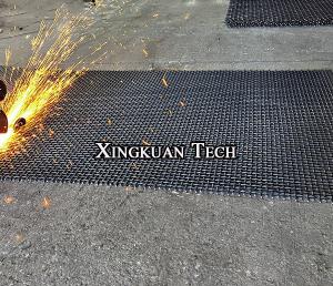 Buy cheap Heavy Duty 65mn Spring Wire Crimped Screen Mesh For Crusher product