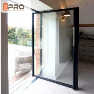 Buy cheap Thermal Break Modern Aluminum Low - E Glass Pivot Door For Store / Double Pivot Door front door pivot door aluminum product