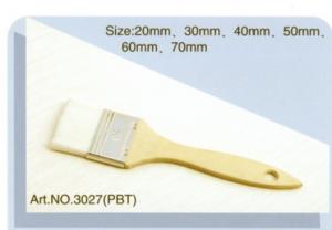 China Polyester PBT pure natural bristle Chinese bristle synthetic paint brush No.3027 on sale