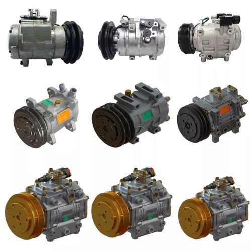 Car Fitment for BMW 6SBU14A 12v Air Conditioner Compressor R 134a Refrigerant