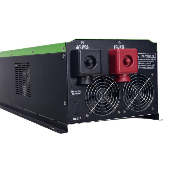 Split Phase 120V 240VAC Dual Output Input Hybrid Solar System DC AC Power Inverter MPPT UPS Inverter Charger 12/3/4/5/6K