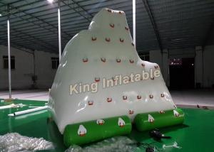 China Giant White 0.9mm PVC Inflatable Water Toy Amazing Inflatable Floating Iceberg on sale