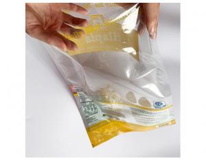 China Golden Food Packaging Pouches With Heat Seal Food Packaging Coffee Beans Nuts on sale