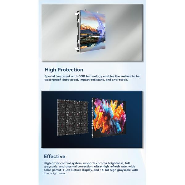 Rustproof 4K UHD Curved Led Screen P10 Display 3840x2160