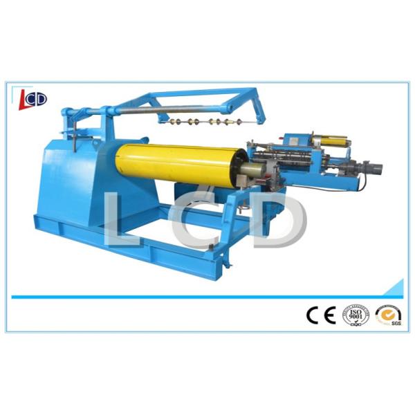 4 - 6mm Thickness Cutting And Slitting Machine For Steel Coil Adjustable Pressing Power