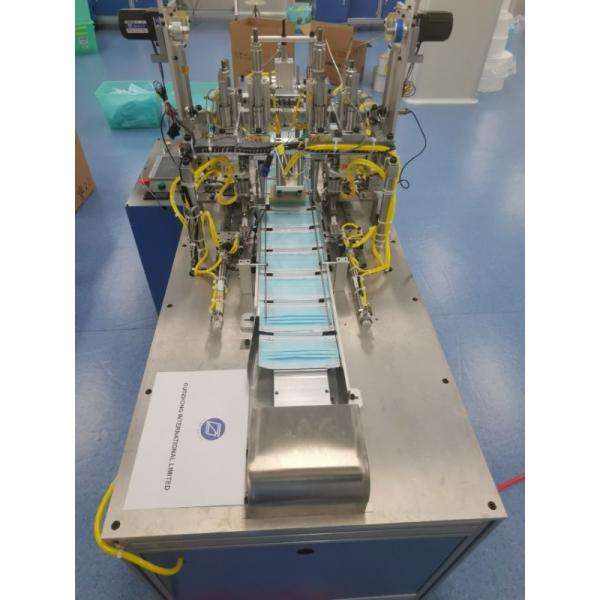 Automatic Ultrasonic Face Mask Making Equipment , Ear Loop Welding Machine