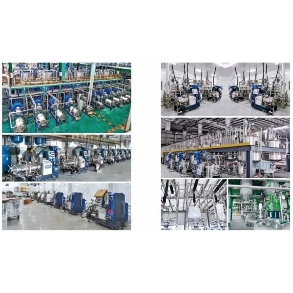 Laboratory Horizontal Pin Type Bead Mill / Sand Mill Machine 0.5L Capacity